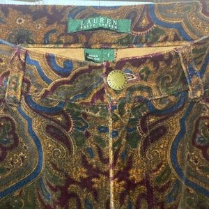 Ralph Lauren velvet pants